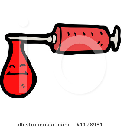 Royalty-Free (RF) Syringe Clipart Illustration by lineartestpilot - Stock Sample #1178981