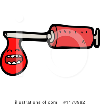 Royalty-Free (RF) Syringe Clipart Illustration by lineartestpilot - Stock Sample #1178982