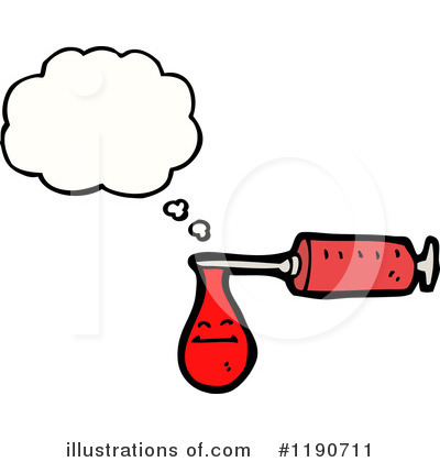 Royalty-Free (RF) Syringe Clipart Illustration by lineartestpilot - Stock Sample #1190711