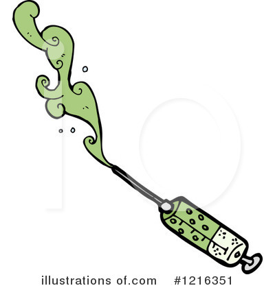 Royalty-Free (RF) Syringe Clipart Illustration by lineartestpilot - Stock Sample #1216351