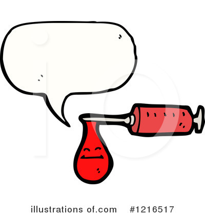 Royalty-Free (RF) Syringe Clipart Illustration by lineartestpilot - Stock Sample #1216517