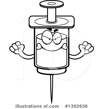 Royalty-Free (RF) Syringe Clipart Illustration by Cory Thoman - Stock Sample #1302636