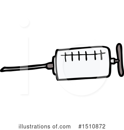 Royalty-Free (RF) Syringe Clipart Illustration by lineartestpilot - Stock Sample #1510872