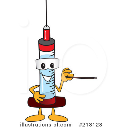 Syringe Mascot Clipart #213128 by Toons4Biz
