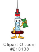 Syringe Mascot Clipart #213138 by Toons4Biz