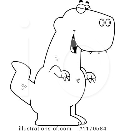 Royalty-Free (RF) T Rex Clipart Illustration by Cory Thoman - Stock Sample #1170584
