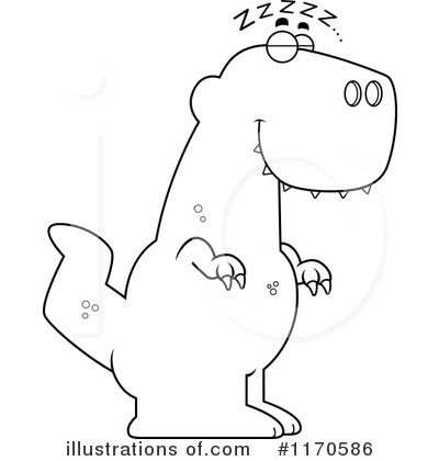 Royalty-Free (RF) T Rex Clipart Illustration by Cory Thoman - Stock Sample #1170586