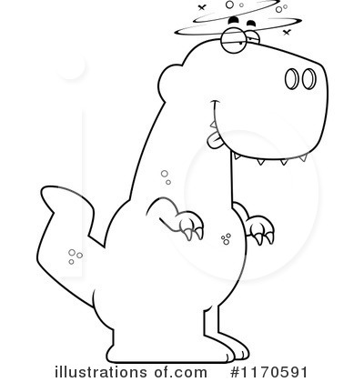 Royalty-Free (RF) T Rex Clipart Illustration by Cory Thoman - Stock Sample #1170591