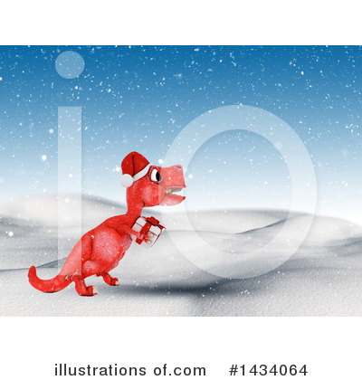 Royalty-Free (RF) T Rex Clipart Illustration by KJ Pargeter - Stock Sample #1434064