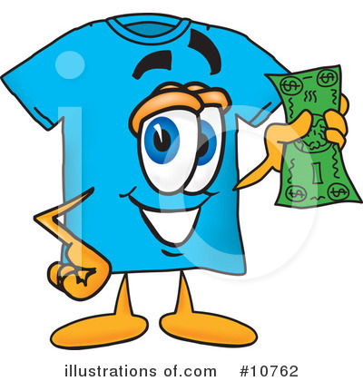 T Shirt Clipart #10762 by Mascot Junction