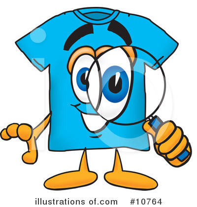 Royalty-Free (RF) T Shirt Clipart Illustration by Mascot Junction - Stock Sample #10764