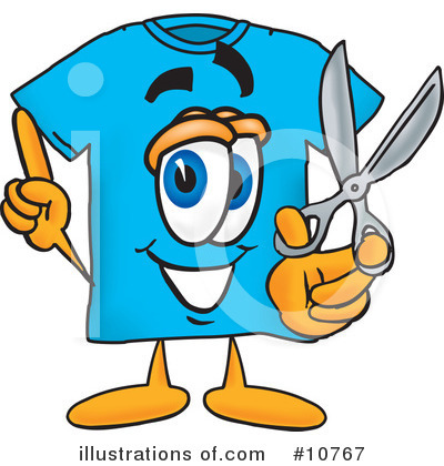 Royalty-Free (RF) T Shirt Clipart Illustration by Mascot Junction - Stock Sample #10767
