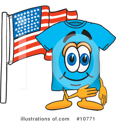 T Shirt Clipart #10771 by Mascot Junction