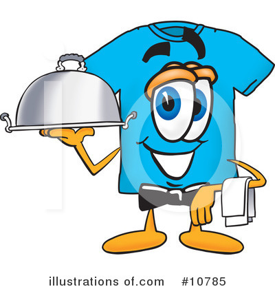T Shirt Clipart #10785 by Mascot Junction