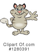 Tabby Cat Clipart #1280391 by Dennis Holmes Designs