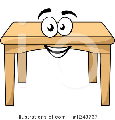 Table Clipart #1243737 by Vector Tradition SM