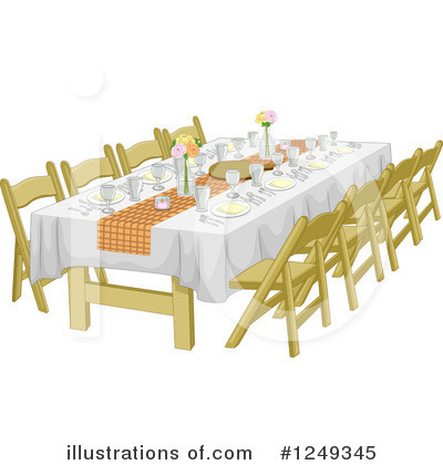 Royalty-Free (RF) Table Clipart Illustration by BNP Design Studio - Stock Sample #1249345