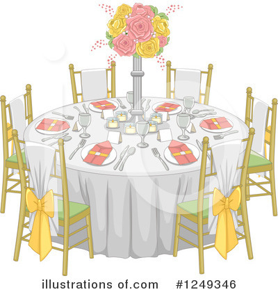 Royalty-Free (RF) Table Clipart Illustration by BNP Design Studio - Stock Sample #1249346