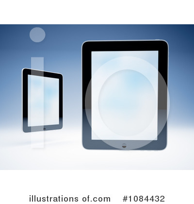 Royalty-Free (RF) Tablet Clipart Illustration by Mopic - Stock Sample #1084432