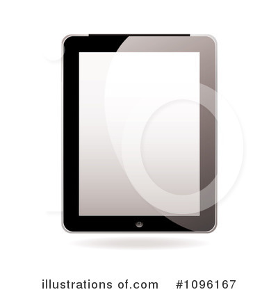 Royalty-Free (RF) Tablet Clipart Illustration by michaeltravers - Stock Sample #1096167