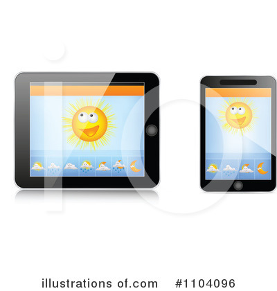 Tablet Computer Clipart #1104096 by Andrei Marincas