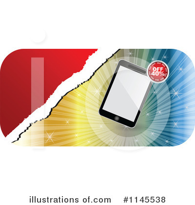 Royalty-Free (RF) Tablet Clipart Illustration by Andrei Marincas - Stock Sample #1145538