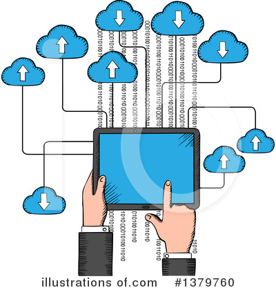 Cloud Clipart #1379760 by Vector Tradition SM