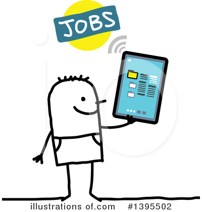 Job Hunting Clipart #1395502 by NL shop