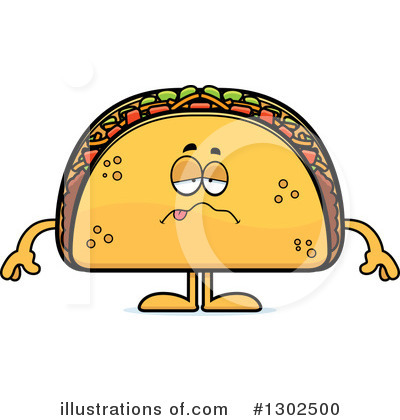 Royalty-Free (RF) Taco Clipart Illustration by Cory Thoman - Stock Sample #1302500
