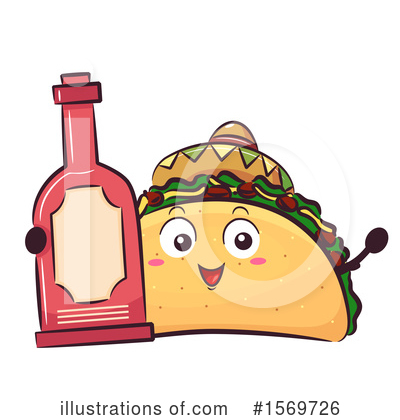 Royalty-Free (RF) Taco Clipart Illustration by BNP Design Studio - Stock Sample #1569726
