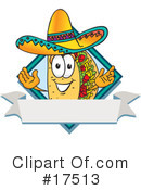 Taco Clipart #17513 by Mascot Junction