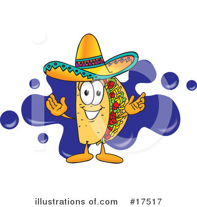 Taco Clipart #17517 by Mascot Junction