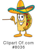 Taco Clipart #8036 by Mascot Junction