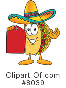 Taco Clipart #8039 by Mascot Junction