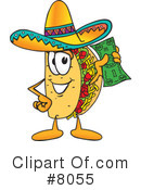 Taco Clipart #8055 by Mascot Junction