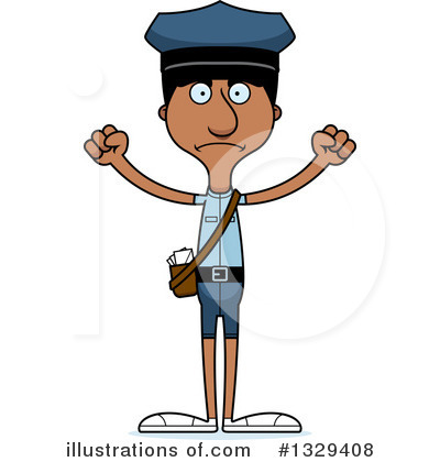 Mail Man Clipart #1329408 by Cory Thoman