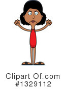 Tall Black Woman Clipart #1329112 by Cory Thoman