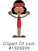 Tall Black Woman Clipart #1329209 by Cory Thoman