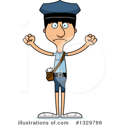 Mail Man Clipart #1329766 by Cory Thoman