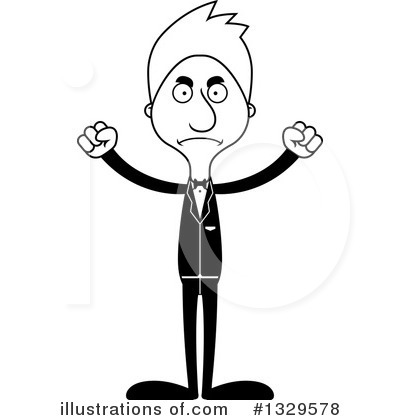 Royalty-Free (RF) Tall White Man Clipart Illustration by Cory Thoman - Stock Sample #1329578