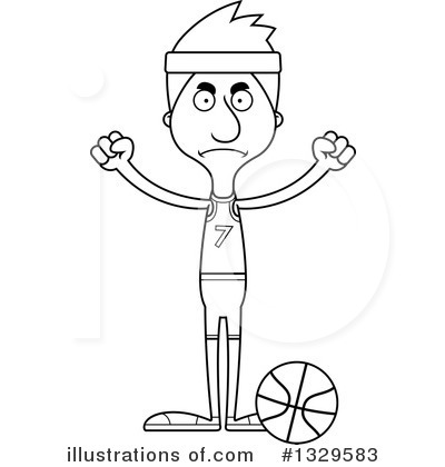 Royalty-Free (RF) Tall White Man Clipart Illustration by Cory Thoman - Stock Sample #1329583