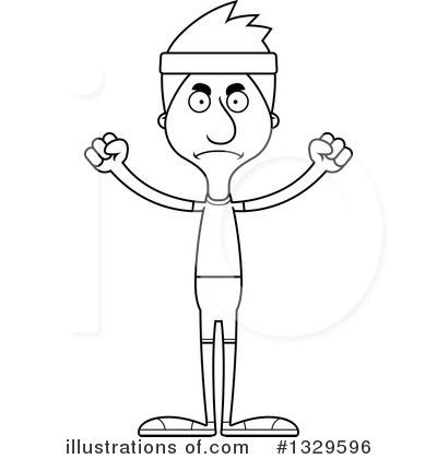 Royalty-Free (RF) Tall White Man Clipart Illustration by Cory Thoman - Stock Sample #1329596
