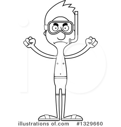 Royalty-Free (RF) Tall White Man Clipart Illustration by Cory Thoman - Stock Sample #1329660