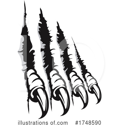 Royalty-Free (RF) Talons Clipart Illustration by Vector Tradition SM - Stock Sample #1748590