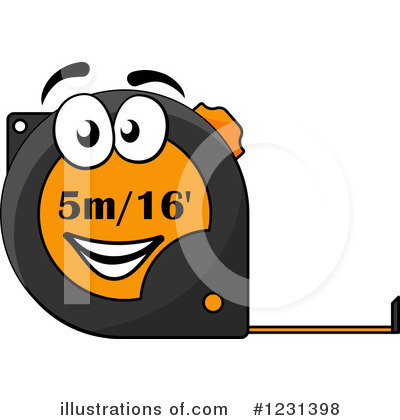Royalty-Free (RF) Tape Measure Clipart Illustration by Vector Tradition SM - Stock Sample #1231398