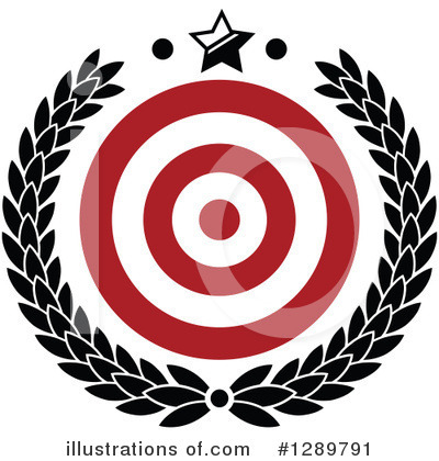 Target Clipart #1289791 by Vector Tradition SM