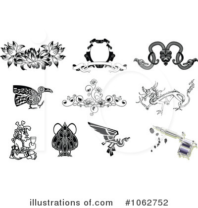 Royalty-Free (RF) Tattoo Clipart Illustration by AtStockIllustration - Stock Sample #1062752