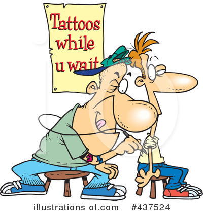 Tattoos Clipart #437524 by toonaday