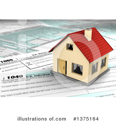 Royalty-Free (RF) Taxes Clipart Illustration by stockillustrations - Stock Sample #1375164