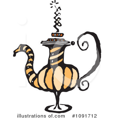 Royalty-Free (RF) Tea Clipart Illustration by Steve Klinkel - Stock Sample #1091712